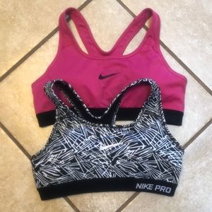 Bundle of 2 Nike Pro Sports Bras